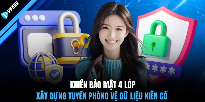Khiên bảo mật 4 lớp xây dựng tuyến phòng vệ dữ liệu kiên cố